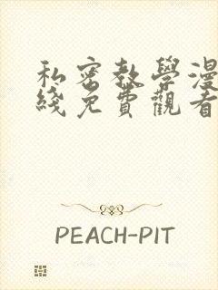 私密教学漫画在线免费观看无删减版