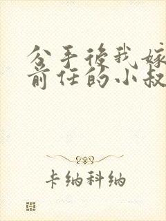 分手后我嫁给了前任的小叔