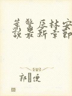 叶惊辰林安玥小说最新章节更新内容