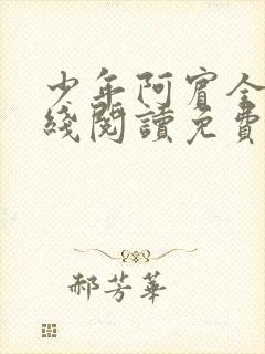 少年阿宾全文在线阅读免费下载封面