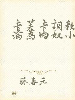 卡芙卡调教喷水沦为肉奴小说