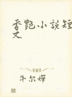 香艳小说短篇辣文