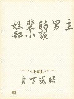 姓裴的男主的全部小说封面