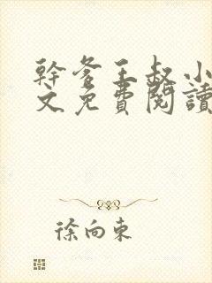 干爹王叔小说全文免费阅读最新章节封面