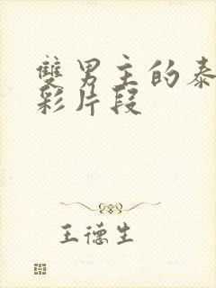 双男主的泰剧精彩片段封面