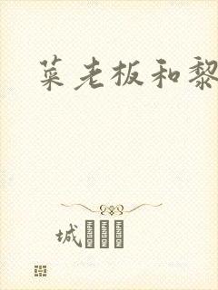 菜老板和黎芷珊