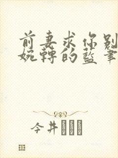 前妻求你别改嫁婉转的蓝笔趣阁封面