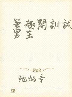 笔趣阁训诫文双男主