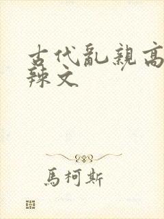 古代乱亲高h肉辣文
