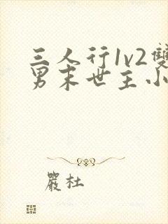 三人行1v2双男末世主小说