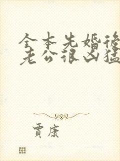 全本先婚后爱:老公很凶猛