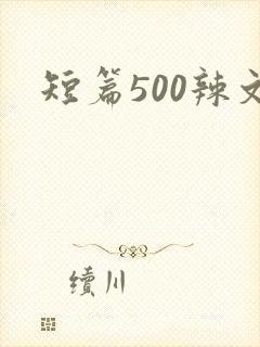 短篇500辣文