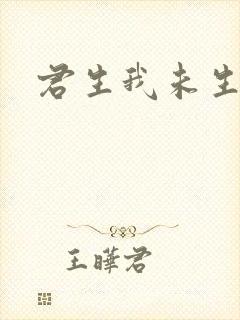 君生我未生完整
