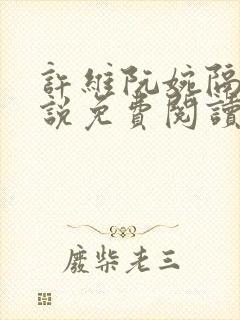 许维阮婉隔壁小说免费阅读