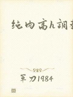 纯肉高h调教文