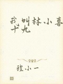 我叫林小喜今年十九