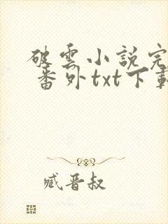 破云小说完整版 番外txt下载