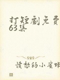 打短剧免费全集63集封面