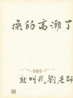 操的高潮了小说