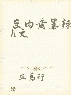 巨肉黄暴辣文高h文