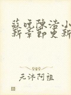 苏晚陈浩小说最新章节更新内容