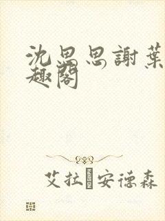 沈思思谢叶明笔趣阁封面