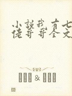 小说我有七个大佬哥哥全文