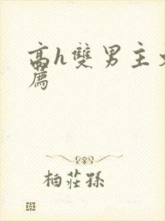 高h双男主文推荐