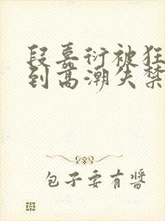 段嘉衍被狂c躁到高潮失禁