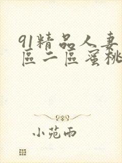 91精品人妻一区二区蜜桃