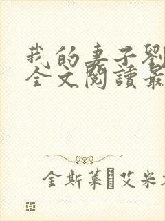 我的妻子刘小敏全文阅读最新章节