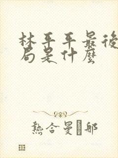 林平平最后的结局是什么封面