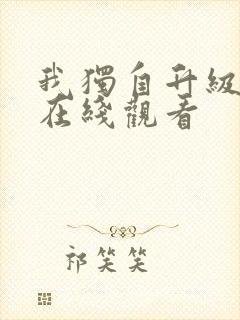 我独自升级动漫在线观看封面