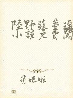 陆野苏梦瑶主角小说免费阅读