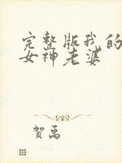 完整版我的冰山女神老婆