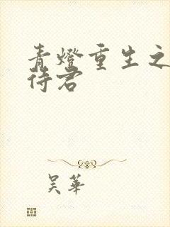 青灯重生之美人待君封面