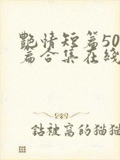 艳情短篇500篇合集在线阅读封面