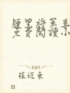 腹黑将军喜当爹免费阅读小说封面