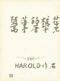 堕落的校花贴身高手唐宇免费阅读小说