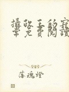 摄政王的宠妻日常免费阅读全文