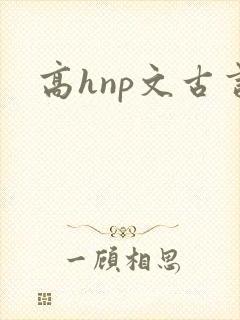 高hnp文古言