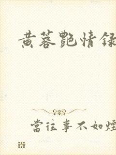 黄蓉艳情录封面