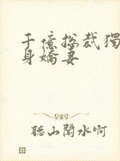 千亿总裁独宠替身娇妻封面