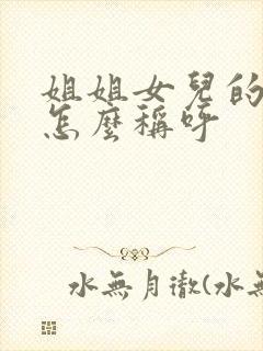 姐姐女儿的丈夫怎么称呼