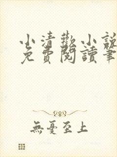 小清欢小说全文免费阅读笔趣阁封面