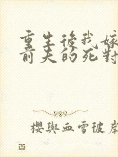 重生后我嫁给了前夫的死对头