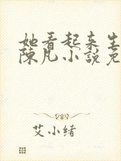 她看起来生气了陈凡小说免费阅读