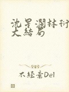 沈星澜林衍小说大结局封面