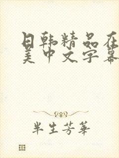 日韩精品在线欧美中文字幕