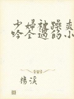 少妇被躁爽到呻吟全过的小说